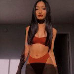 Petite Asian teen Avery Black sucks my cock in POV