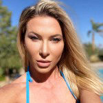 Hot lesbian orgy near the pool